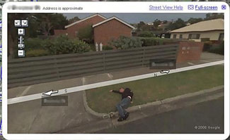 google catches drunk passed out in front of his house