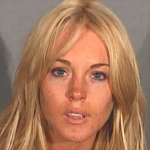Lindsay Lohan mugshot